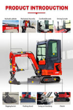 Mini Excavator Pro - B&S Engine with Cab & Advanced Hydraulics | HUAYEE HY12D - Image 13