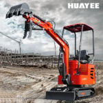 Mini Excavator - Hydraulic Thumb Clamp, 13.5HP Rato Engine Gas Powered | HUAYEE HY12C - Image 6