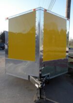 Enclosed Trailer 8.5'x26' Yellow - Bike Motorcycle Car Hauler Storage - Image 4