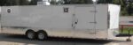 Enclosed Trailer 8.5'x26' White - Car Motorcycle Hauler Storage - Image 3