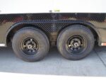 8.5x20 White V-Nose Enclosed Trailer with Blackout Pkg (2) 5,200lb Axles - Image 16