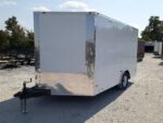 8.5x12 V-Nose Enclosed Trailer 3,500lb Axle Storage - Image 4