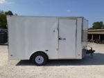 8.5x12 V-Nose Enclosed Trailer 3,500lb Axle Storage - Image 7