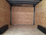 8.5x12 V-Nose Enclosed Trailer 3,500lb Axle Storage - Image 11