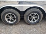 Enclosed Trailer 8.5' X 26' White Car Hauler - Image 8
