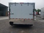 Enclosed Trailer 8.5' X 26' White Car Hauler - Image 5