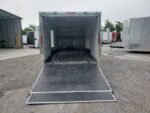 Enclosed Trailer 8.5' X 26' White Car Hauler - Image 9
