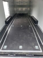 Enclosed Trailer 8.5' X 26' White Car Hauler - Image 10