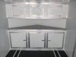 Enclosed Trailer 8.5' X 26' White Car Hauler - Image 11