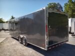 Enclosed Trailer 8.5' X 24' Charcoal Grey Hauling - Image 6