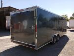 Enclosed Trailer 8.5' X 24' Charcoal Grey Hauling - Image 7