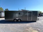 Enclosed Trailer 8.5' X 24' Charcoal Grey Hauling - Image 5