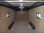Enclosed Trailer 8.5' X 24' Charcoal Grey Hauling - Image 11