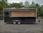 Custom Enclosed Trailer 8.5' X 20' Black - Image 7