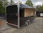 Custom Enclosed Trailer 8.5' X 20' Black - Image 4