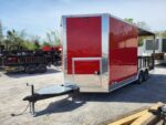 Enclosed Trailer 8.5' X 20' Red Hybrid Event Trailer