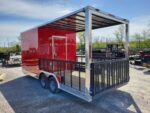 Enclosed Trailer 8.5' X 20' Red Hybrid Event Trailer - Image 14