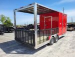 Enclosed Trailer 8.5' X 20' Red Hybrid Event Trailer - Image 16