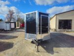 8.5' X 22' Red & Black Custom Enclosed Trailer - Image 2