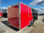 8.5' X 22' Red & Black Custom Enclosed Trailer - Image 9