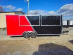 8.5' X 22' Red & Black Custom Enclosed Trailer - Image 6