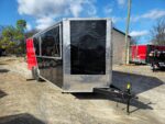 8.5' X 22' Red & Black Custom Enclosed Trailer - Image 10