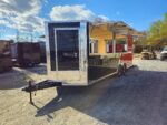 8.5' X 22' Red & Black Custom Enclosed Trailer - Image 12