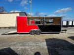 8.5' X 22' Red & Black Custom Enclosed Trailer - Image 17