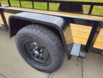 5x14 Dovetail Utility Trailer Powder Coated W/ Gate 3,500lb Axle - Image 6