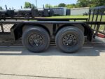 6.4x14 Dovetail Utility Trailer with Side Baskets (2) 3500lb Axles - Image 8