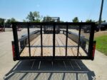 6.4x14 Dovetail Utility Trailer with Side Baskets (2) 3500lb Axles - Image 10