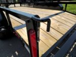 6.4x14 Dovetail Utility Trailer with Side Baskets (2) 3500lb Axles - Image 17