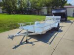6.4x14 Straight Deck Aluminum Utility Trailer with 3500lb Axle - Image 3