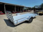 6.4x14 Straight Deck Aluminum Utility Trailer with 3500lb Axle - Image 7