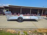 6.4x14 Straight Deck Aluminum Utility Trailer with 3500lb Axle - Image 8