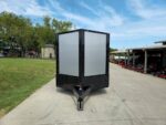Enclosed Trailer 8.5' X 28' Silver With Blackout Trim - Image 3