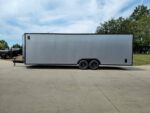 Enclosed Trailer 8.5' X 28' Silver With Blackout Trim - Image 8