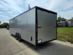 Enclosed Trailer 8.5' X 28' Silver With Blackout Trim - Image 5