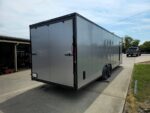 Enclosed Trailer 8.5' X 28' Silver With Blackout Trim - Image 7