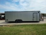 Enclosed Trailer 8.5' X 28' Silver With Blackout Trim - Image 10