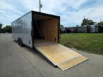 Enclosed Trailer 8.5' X 28' Silver With Blackout Trim - Image 19