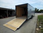 Enclosed Trailer 8.5' X 28' Silver With Blackout Trim - Image 21