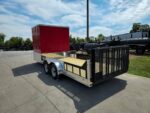 Enclosed Trailer 7' X 20' Red Hybrid Trailer Landscaping Equipment etc.. - Image 8