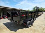 7x16 IBeam Hybrid Hydraulic Dump Trailer with 3ft Sides (2) 6K Axles - Image 8