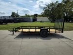 6.4x14 Straight Deck Utility Trailer 3,500lb Axle With Tall Gate - Image 4