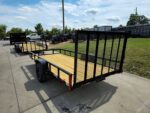6.4x14 Straight Deck Utility Trailer 3,500lb Axle With Tall Gate - Image 9
