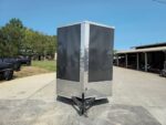 7' x 14' Charcoal Gray Enclosed Trailer 8ft Interior (2) 3500 lb Axles - Image 2