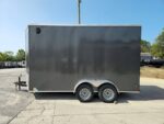 7' x 14' Charcoal Gray Enclosed Trailer 8ft Interior (2) 3500 lb Axles - Image 7