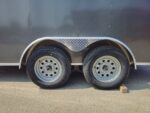 7' x 14' Charcoal Gray Enclosed Trailer 8ft Interior (2) 3500 lb Axles - Image 10