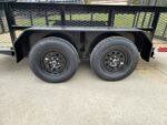 6.4x12 Straight Deck Utility Trailer with 2ft Mesh Sides (2) 3,500lb Axles - Image 5